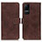 Funda de Cuero Cartera con Soporte Carcasa K07Z para Xiaomi Civi 1S 5G Marron