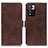 Funda de Cuero Cartera con Soporte Carcasa K07Z para Xiaomi Mi 11i 5G (2022) Marron