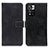 Funda de Cuero Cartera con Soporte Carcasa K07Z para Xiaomi Mi 11i 5G (2022) Negro