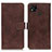 Funda de Cuero Cartera con Soporte Carcasa K07Z para Xiaomi POCO C31 Marron