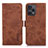 Funda de Cuero Cartera con Soporte Carcasa K07Z para Xiaomi Poco F5 5G Marron