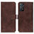 Funda de Cuero Cartera con Soporte Carcasa K07Z para Xiaomi Redmi Note 11 Pro 4G Marron