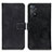 Funda de Cuero Cartera con Soporte Carcasa K07Z para Xiaomi Redmi Note 11 Pro 4G Negro