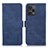 Funda de Cuero Cartera con Soporte Carcasa K07Z para Xiaomi Redmi Note 12 Turbo 5G Azul