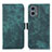 Funda de Cuero Cartera con Soporte Carcasa K08Z para Motorola Moto G 5G (2023) Verde