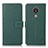 Funda de Cuero Cartera con Soporte Carcasa K08Z para Nokia C21 Verde