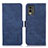 Funda de Cuero Cartera con Soporte Carcasa K08Z para Nokia C210 Azul