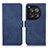 Funda de Cuero Cartera con Soporte Carcasa K08Z para OnePlus 12 5G Azul