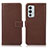 Funda de Cuero Cartera con Soporte Carcasa K08Z para OnePlus 9RT 5G Marron