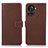 Funda de Cuero Cartera con Soporte Carcasa K08Z para OnePlus Ace 5G Marron