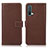 Funda de Cuero Cartera con Soporte Carcasa K08Z para OnePlus Nord CE 5G Marron