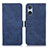 Funda de Cuero Cartera con Soporte Carcasa K08Z para Sony Xperia 5 V Azul