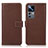 Funda de Cuero Cartera con Soporte Carcasa K08Z para Xiaomi Mi 12T 5G Marron