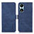 Funda de Cuero Cartera con Soporte Carcasa K09Z para Huawei Honor X5 Plus Azul