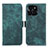 Funda de Cuero Cartera con Soporte Carcasa K09Z para Huawei Honor X8b Verde