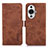 Funda de Cuero Cartera con Soporte Carcasa K09Z para Huawei Nova 11 Marron