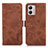 Funda de Cuero Cartera con Soporte Carcasa K09Z para Motorola Moto G53 5G Marron