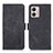 Funda de Cuero Cartera con Soporte Carcasa K09Z para Motorola Moto G53 5G Negro