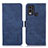 Funda de Cuero Cartera con Soporte Carcasa K09Z para Nokia C22 Azul