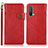 Funda de Cuero Cartera con Soporte Carcasa K09Z para OnePlus Nord CE 5G Rojo