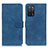 Funda de Cuero Cartera con Soporte Carcasa K09Z para Oppo A53s 5G Azul