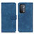 Funda de Cuero Cartera con Soporte Carcasa K09Z para Oppo A54 5G Azul