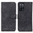 Funda de Cuero Cartera con Soporte Carcasa K09Z para Oppo A55 5G Negro