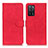 Funda de Cuero Cartera con Soporte Carcasa K09Z para Oppo A55 5G Rojo