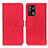 Funda de Cuero Cartera con Soporte Carcasa K09Z para Oppo A74 4G Rojo