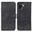 Funda de Cuero Cartera con Soporte Carcasa K09Z para Oppo F19 Pro Negro