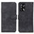 Funda de Cuero Cartera con Soporte Carcasa K09Z para Oppo F19s Negro