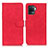 Funda de Cuero Cartera con Soporte Carcasa K09Z para Oppo Reno5 Lite Rojo