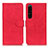 Funda de Cuero Cartera con Soporte Carcasa K09Z para Sony Xperia 1 IV SO-51C Rojo