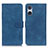 Funda de Cuero Cartera con Soporte Carcasa K09Z para Sony Xperia 5 V Azul