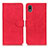 Funda de Cuero Cartera con Soporte Carcasa K09Z para Sony Xperia Ace III SOG08 Rojo