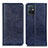 Funda de Cuero Cartera con Soporte Carcasa K09Z para Vivo Y52t 5G Azul