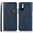 Funda de Cuero Cartera con Soporte Carcasa K09Z para Xiaomi Redmi Note 10 JE 5G Azul