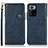 Funda de Cuero Cartera con Soporte Carcasa K09Z para Xiaomi Redmi Note 10 Pro 5G Azul