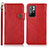 Funda de Cuero Cartera con Soporte Carcasa K09Z para Xiaomi Redmi Note 11 5G Rojo