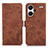 Funda de Cuero Cartera con Soporte Carcasa K09Z para Xiaomi Redmi Note 13 Pro+ Plus 5G Marron