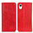 Funda de Cuero Cartera con Soporte Carcasa K10Z para Samsung Galaxy A23 5G SC-56C Rojo