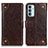 Funda de Cuero Cartera con Soporte Carcasa KZ06 para Samsung Galaxy M23 5G Marron