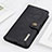 Funda de Cuero Cartera con Soporte Carcasa KZ2 para Huawei Honor X9b 5G Negro