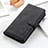 Funda de Cuero Cartera con Soporte Carcasa KZ3 para Huawei Enjoy 50 Pro Negro