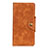 Funda de Cuero Cartera con Soporte Carcasa L01 para Alcatel 3L Naranja