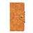 Funda de Cuero Cartera con Soporte Carcasa L01 para Alcatel 5V Naranja