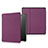 Funda de Cuero Cartera con Soporte Carcasa L01 para Amazon Kindle Oasis 7 inch Morado