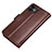 Funda de Cuero Cartera con Soporte Carcasa L01 para Apple iPhone 11 Marron