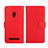 Funda de Cuero Cartera con Soporte Carcasa L01 para Asus Zenfone 5 Rojo