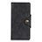 Funda de Cuero Cartera con Soporte Carcasa L01 para BQ Vsmart joy 1 Negro